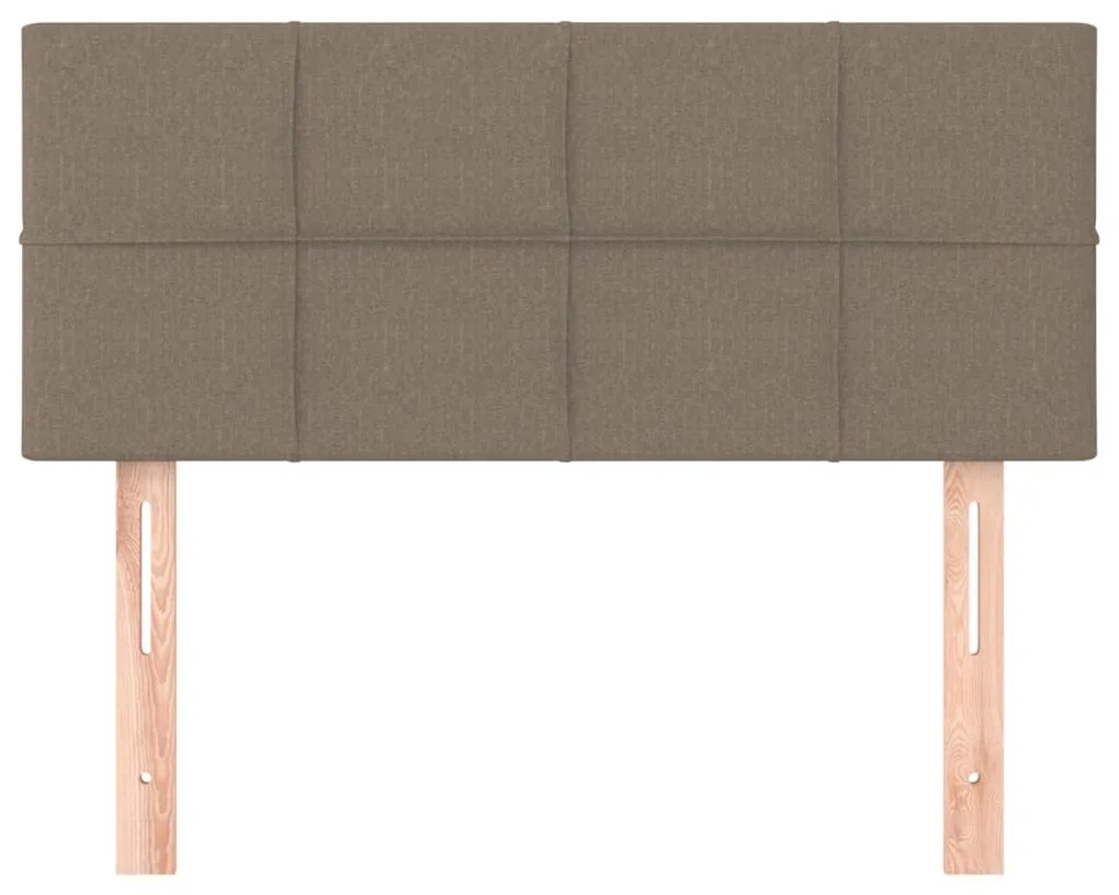 vidaXL Κεφαλάρι Κρεβατιού Taupe 100x5x78/88 εκ. Υφασμάτινο