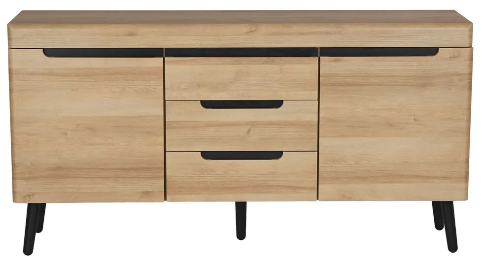 GRIF ΜΠΟΥΦΕΣ ΦΥΣΙΚΟ ΜΑΥΡΟ 160x40xH83cm - 05-0753