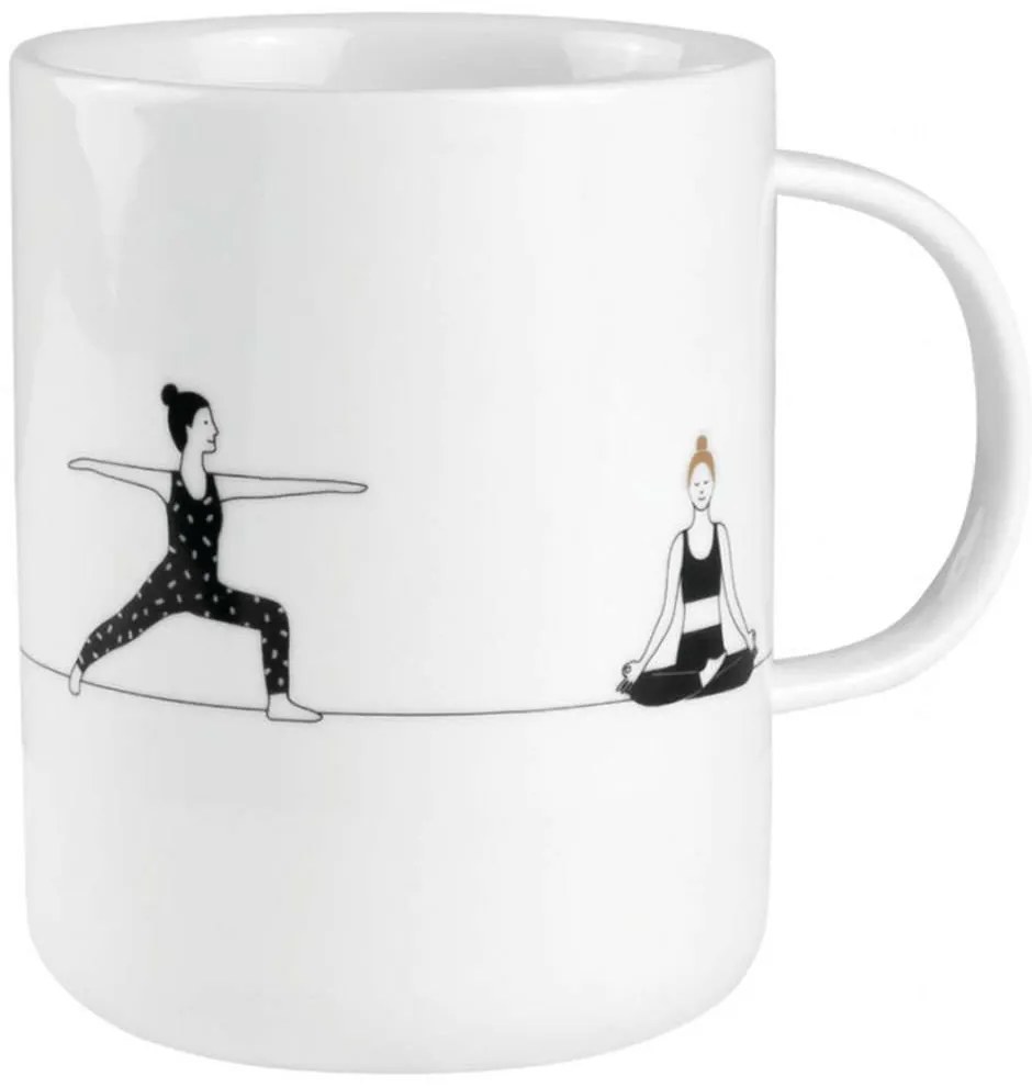 Κούπα Πορσελάνινη Yoga RD0017294 Φ8x10cm Multi Raeder Πορσελάνη