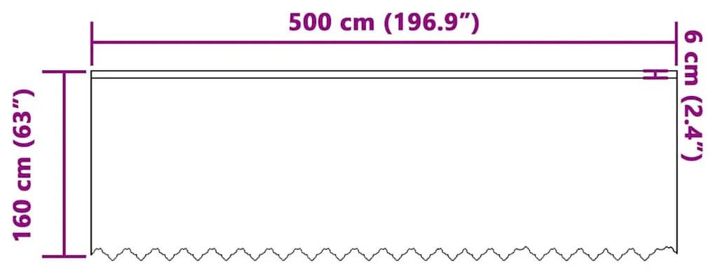 vidaXL Κουρτίνες με κουρτίνες Λευκό 500 x 160 cm Πολυεστέρας