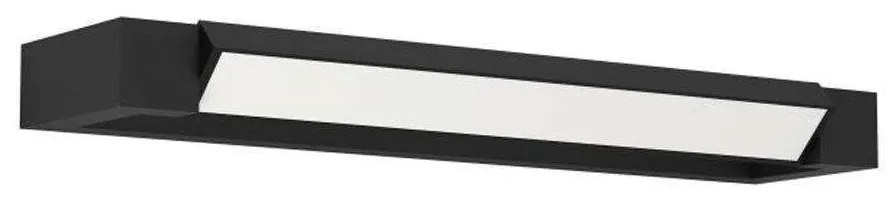 Φωτιστικό Τοίχου Gemiliana 900615 45x10x4cm Led 8,9W Black Eglo Steel,Plastic