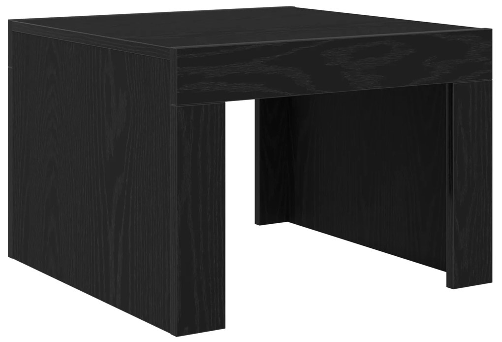 vidaXL Τραπεζάκι σαλονιού Μαύρη δρυς 50 x 50 x 35 cm