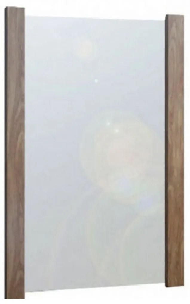 Intrahome Καθρέπτης σε χρώμα καρυδί 75x90 Intrahomesa-00652334