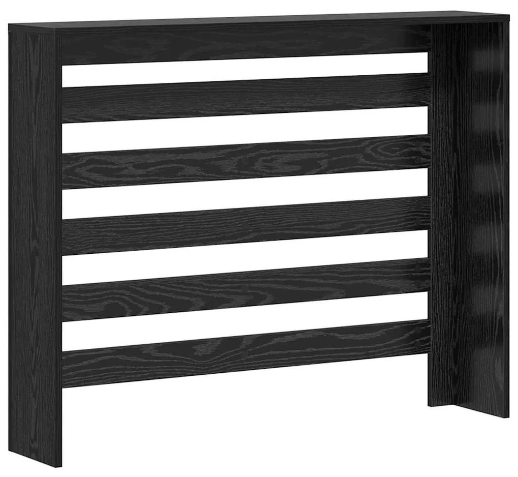 vidaXL Καπάκι Καλοριφέρ Μαύρη Οξυά 104 x 20 x 82 cm Επεξεργασμένο ξύλο