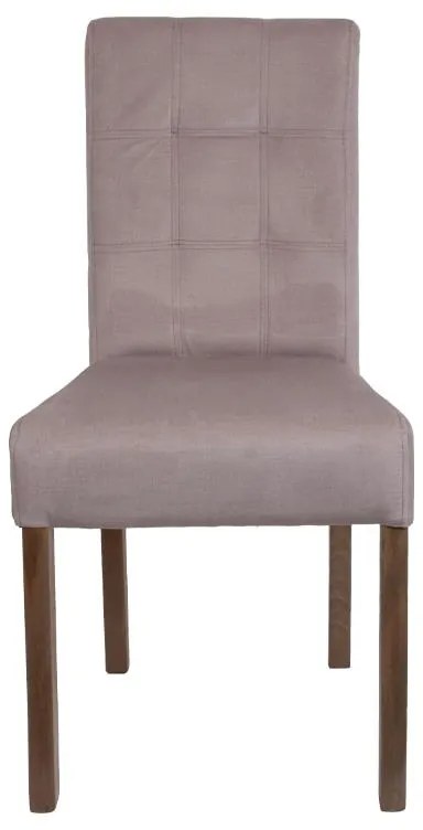 Καρέκλα Τραπεζαρίας Τ-12 Domenic Fylliana Μπέζ με Grey Oak πόδια 45x45x90εκ. 2αδα 45x45x90 εκ.