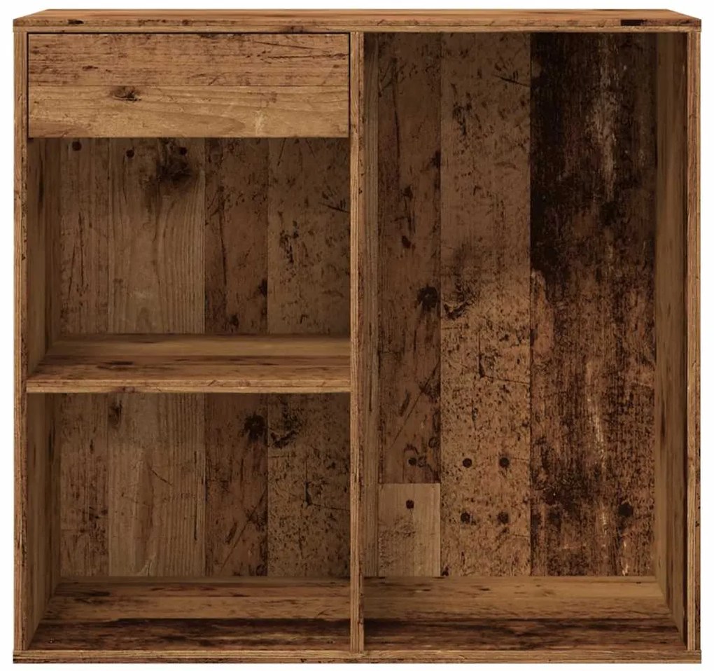 vidaXL Ντουλάπι καλλυντικών Παλιό ξύλο 80x40x75 cm Κατασκευασμένο ξύλο