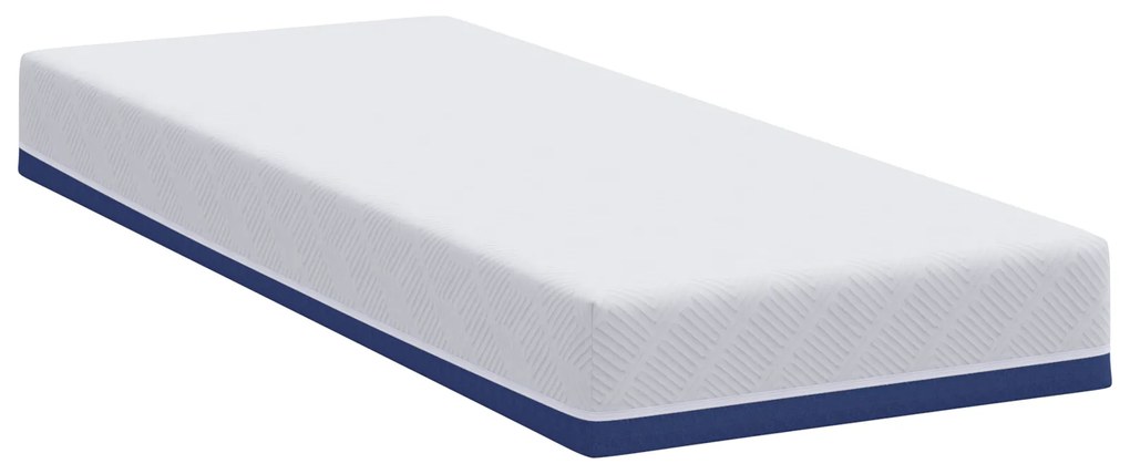 vidaXL Στρώμα Λευκό, Μπλε 70 x 200 cm Pěna