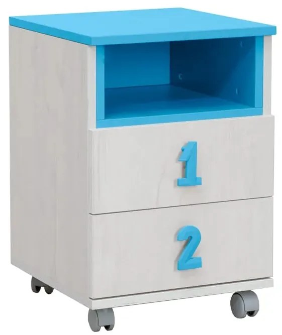 MATIS Κομοδίνο παιδικό Numero 2f Μπλε Matis585419