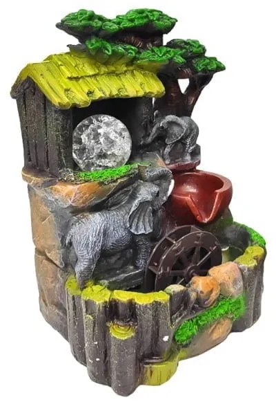 Διακοσμητικό Συντριβάνι Feng Shui - Resin craft bonsai running water ornament