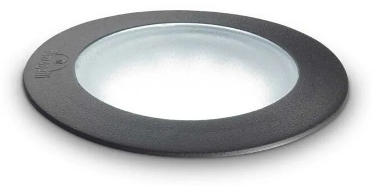 Φωτιστικό Δαπέδου Χωνευτό Gravity Roung Small 120249 GU10 max 6W 9x13,5cm Black Ideal Lux