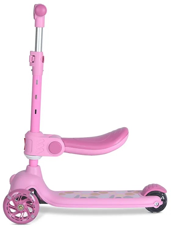Πατίνι Scooter Jetster Plus Τρίτροχο Με Κάθισμα  Pink  10390240003  Lorelli