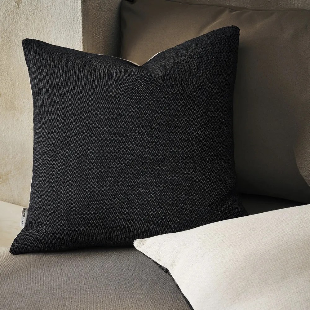 Μαξιλαροθήκη 50x50cm GOFIS HOME  Marian Oil Black 336/14