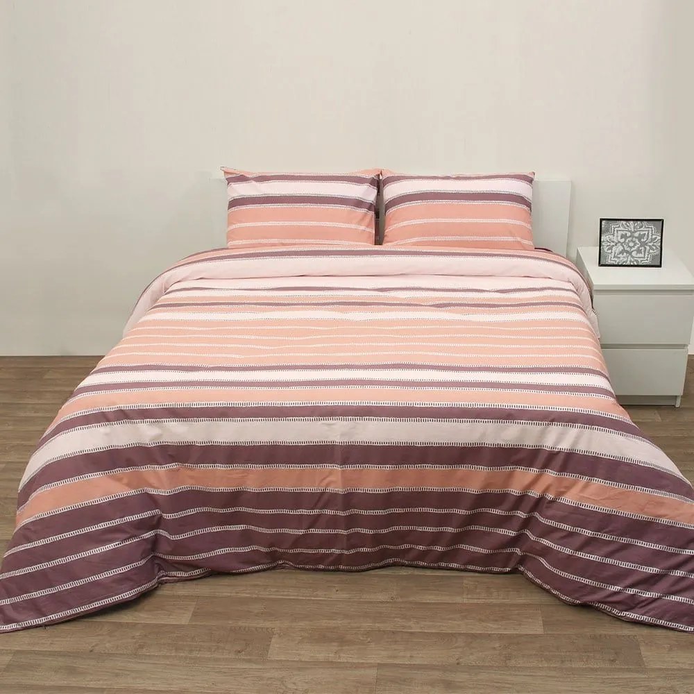 Σεντόνια Άντριαν Σετ 3Τμχ. Apple Viopros Μονό 160x260cm 100% Βαμβάκι