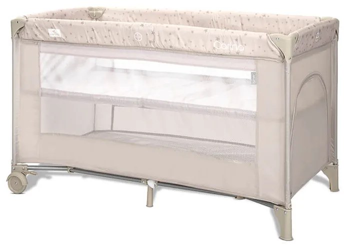 Παρκοκρέβατο Carina 2 Layers Beige Stars 10080672417 Lorelli