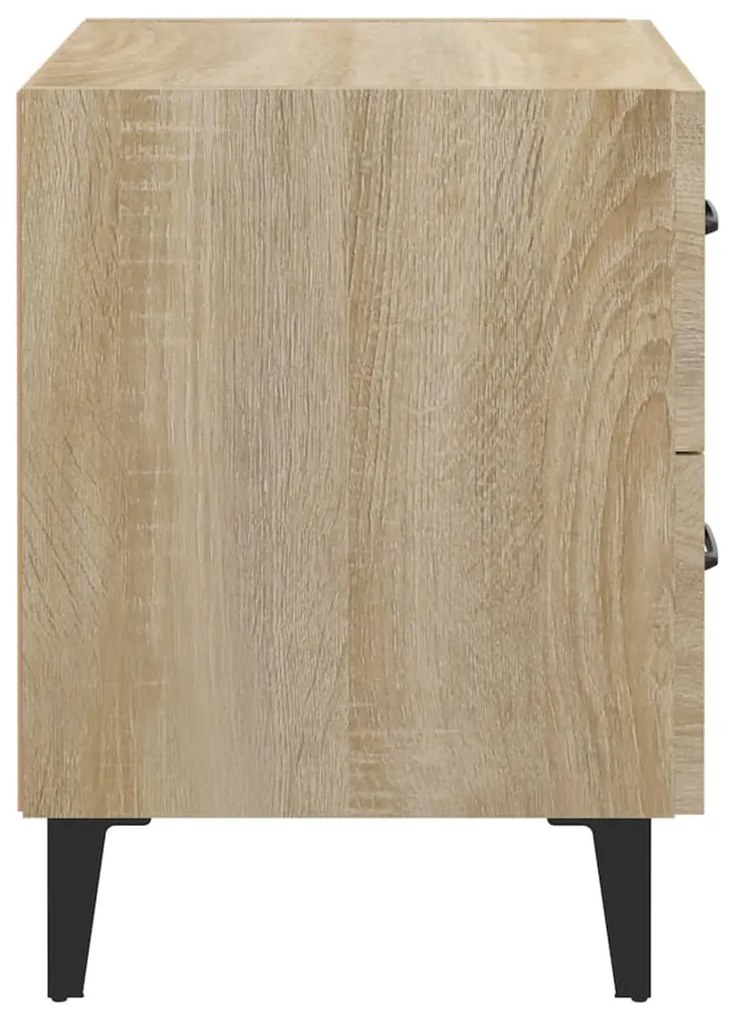 vidaXL Κομοδίνο Sonoma Δρυς 40 x 35 x 47,5 εκ.
