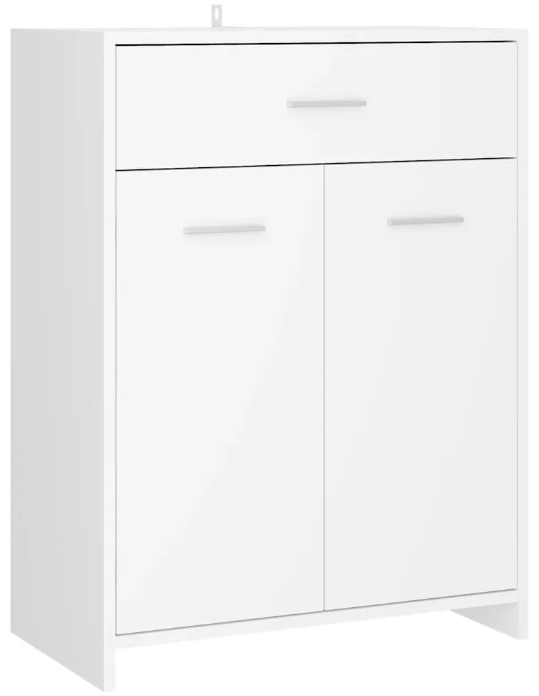 vidaXL Ντουλάπι Μπάνιου Λευκό 60 x 33 x 80 εκ. από Επεξ. Ξύλο