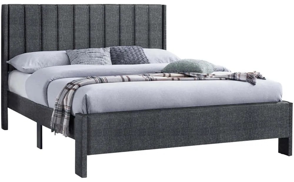Κρεβάτι Kreden (Για Στρώμα 160x200cm) HM686.01 170x217x116cm Grey Double