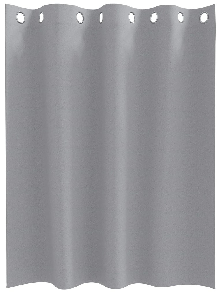 vidaXL Κουρτίνες 2 pcs Ανοιχτό γκρι 140 x 140 cm Πολυεστέρας
