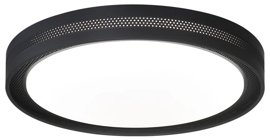 Πλαφονιέρα Οροφής Μαύρο Μέταλλο 50xH7cm Led max 70w 3375lm CCT 3000-6000K Dimmable by Remote Control Sun Light EVE-50
