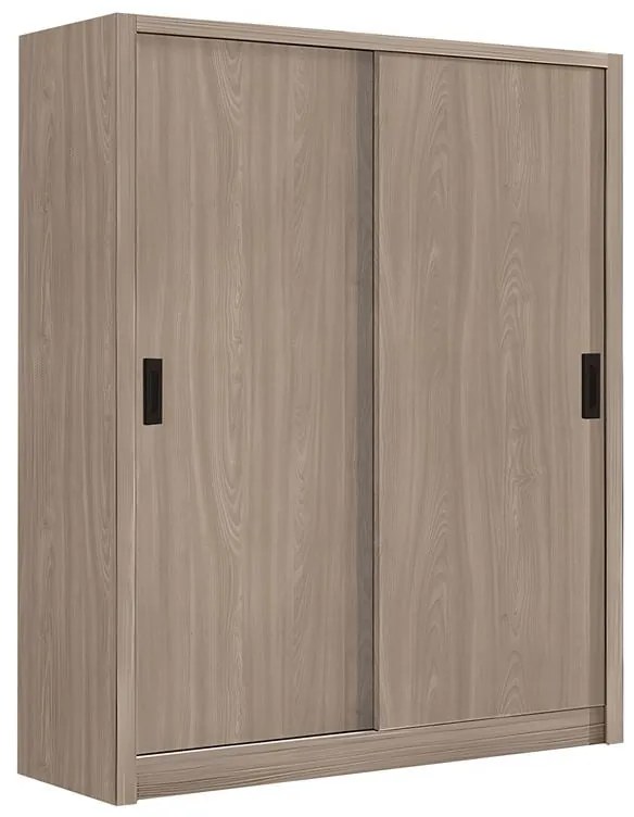VANITY Ντουλάπα Δίφυλλη - Συρόμενη, Απόχρωση Sonoma Oak  160x60x200cm Ε7355,3