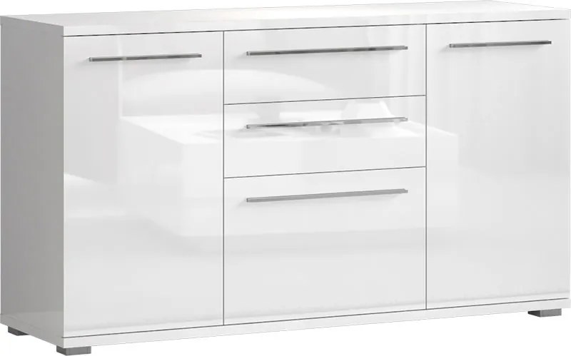 Μπουφές Realm 3D2S-Μήκος: 150 εκ.-Λευκό