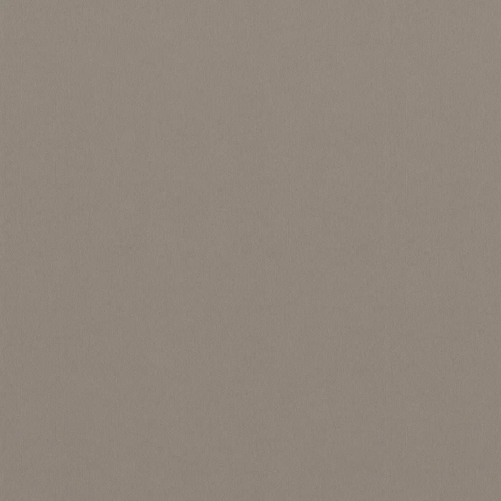Διαχωριστικό Βεράντας Taupe 120 x 500 εκ. Ύφασμα Oxford - Μπεζ-Γκρι