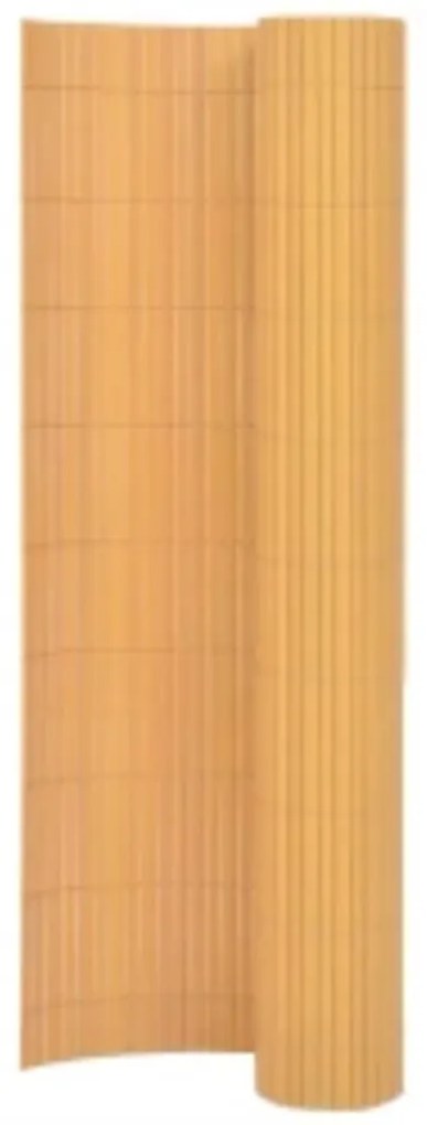 vidaXL Περίφραξη Κήπου Διπλής Όψης Κίτρινη 110 x 500 εκ.