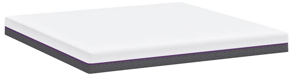 vidaXL Στρώμα Λευκό, Γκρίζο 200 x 200 cm Pěna