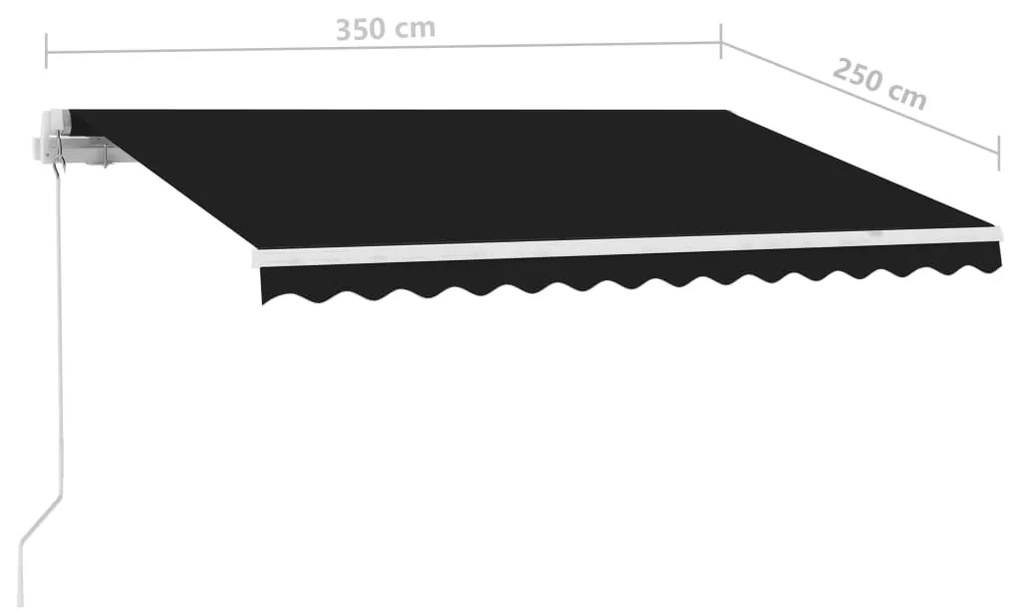 ΤΕΝΤΑ ΣΥΡΟΜΕΝΗ ΧΕΙΡΟΚΙΝΗΤΗ ΜΕ LED ΑΝΘΡΑΚΙ 350 X 250 ΕΚ. 3069524