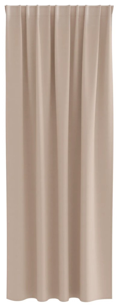 vidaXL Κουρτίνες με κουρτίνες 2 pcs Taupe 225 x 140 εκ. Πολυεστέρας