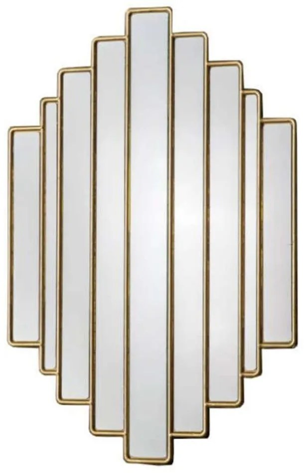 Καθρέπτης Harmony 11-0433 51,5x80cm Gold Μέταλλο,Γυαλί