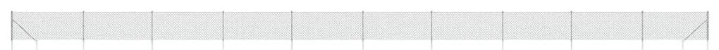 Συρματόπλεγμα Περίφραξης Ασημί 1 x 25 μ. με Καρφωτές Βάσεις - Ασήμι