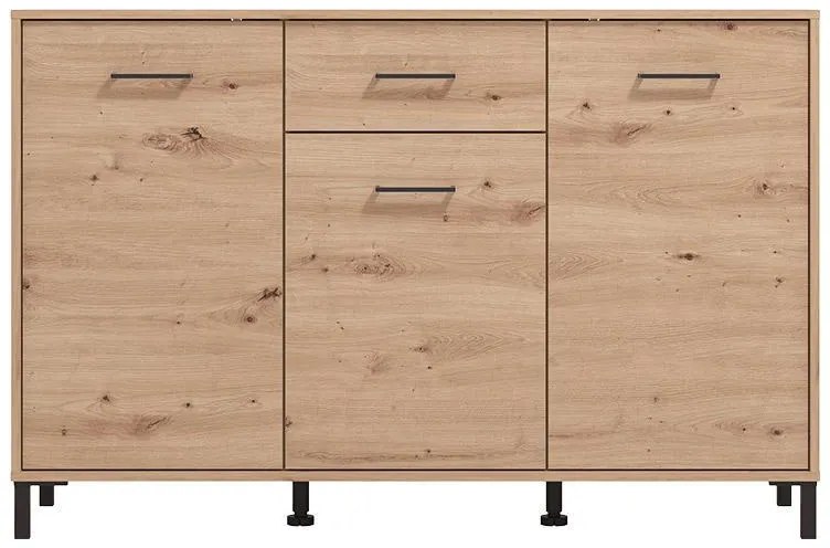 Κομότα - Μπουφές Vienne 3K1F Artisan 138x40x90 εκ. 138x40x90 εκ.