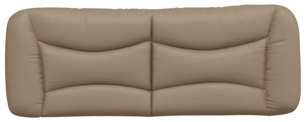 vidaXL Μαξιλάρι για Κεφαλάρι Hvar Καπουτσίνο 120 εκ. από Συνθετικό Δέρμα