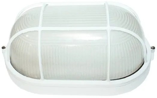 Απλίκα Φωτιστικό Τοίχου 1xE27 Λευκό ΙΡ45 Χελώνα HI5021WMS Aca-HI5021WMS-Λευκό HI5021WMS