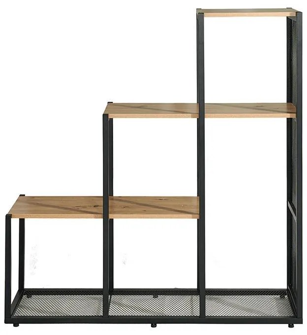 Βιβλιοθήκη - Ραφιέρα Edge 2276 Μεταλλική Fylliana Sonoma - Artisan 106x33x112 εκ. 106x33x112 εκ.