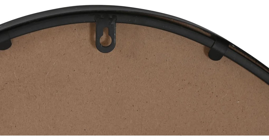 Τοίχο καθρέφτη Home ESPRIT Μαύρο Μέταλλο Καθρέφτης Σύγχρονη 60 x 2,5 x 78 cm