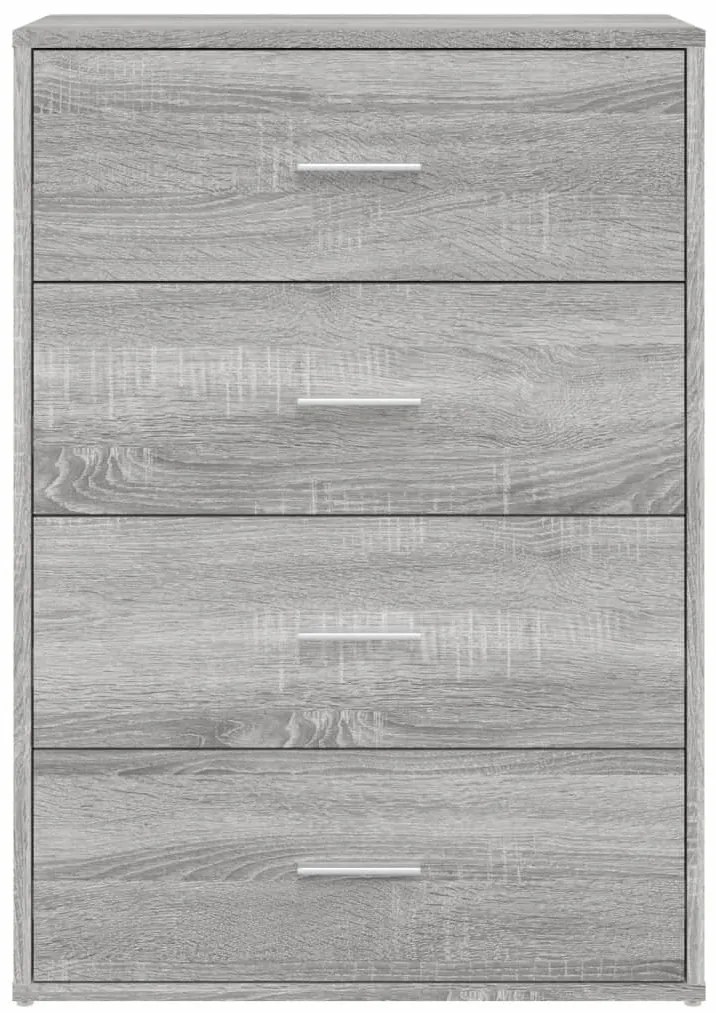 vidaXL Μπουφές Γκρι Sonoma 60x31x84 εκ. από Επεξεργασμένο Ξύλο