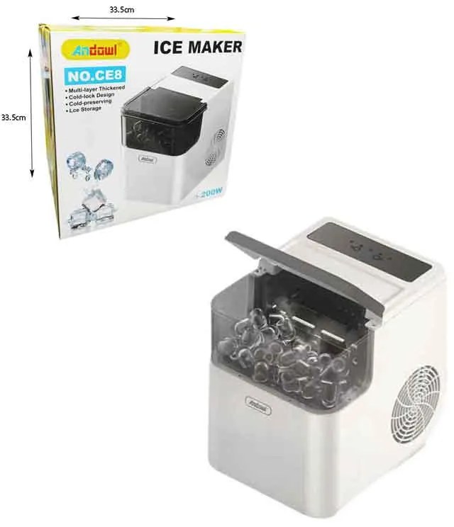 Andowl Παγομηχανή Επιτραπέζια 200W NO.CE8 - Ice Maker