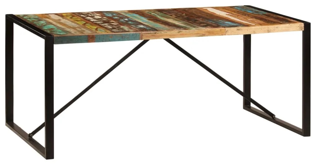 vidaXL Τραπεζαρία 180 x 90 x 75 εκ. από Μασίφ Ανακυκλωμένο Ξύλο