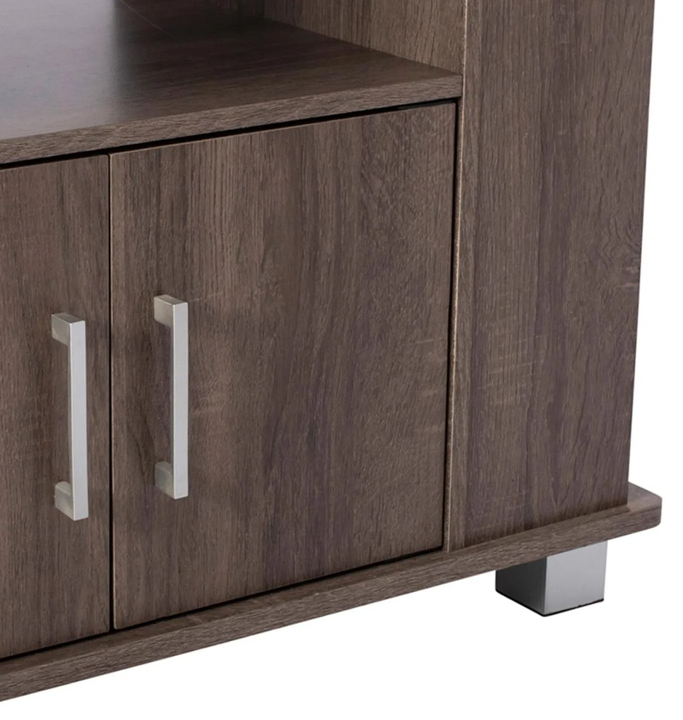 Έπιπλο Τηλεόρασης EMELIA Καρυδί 80x40x57.5Υεκ. 80x40x57.5 εκ.