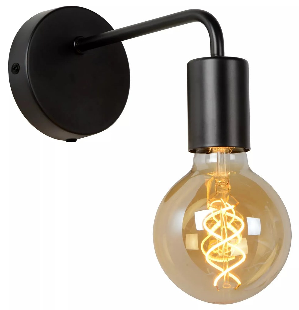 Φωτιστικό Επίτοιχο Lucide 45265-01-30 SCOTT Μαύρο Ματ (Black Mat)