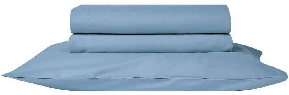 Σεντόνι Essential 19 Blue Kentia  Semi-double 190x270cm 100% Πενιέ Βαμβάκι