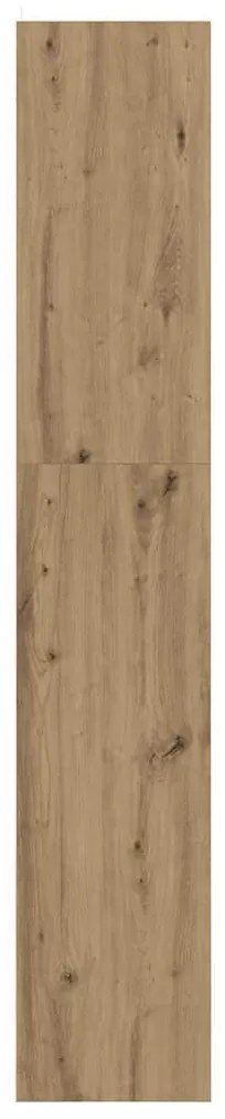 vidaXL Βιβλιοθήκη artisan δρυς 60 x 30 x 166 εκ Επεξεργασμένο ξύλο