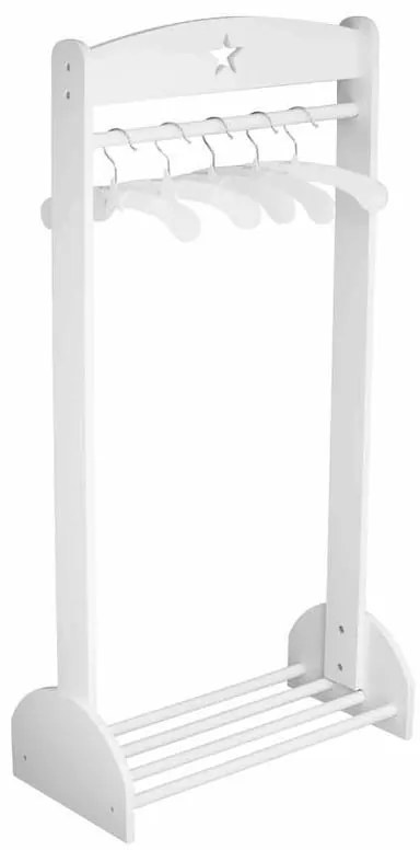 Κρεμάστρα ρούχων Star (λευκό) KID'S CONCEPT