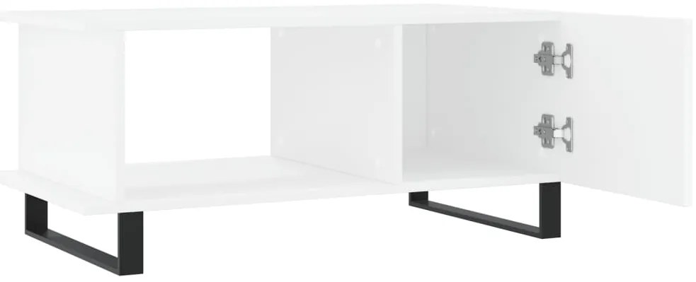 vidaXL Τραπεζάκι Σαλονιού Λευκό 90x50x40 εκ. Επεξεργασμένο Ξύλο
