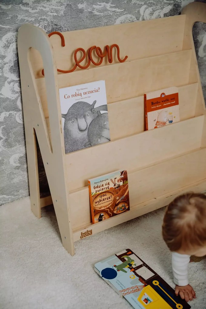 Βιβλιοθήκη Montessori Slim Large BabyWood