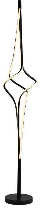 Φωτιστικό Επιδαπέδιο Aca HM607LEDFBKCCT Μαύρο Ματ (Black Mat) 3000-4000-6000K