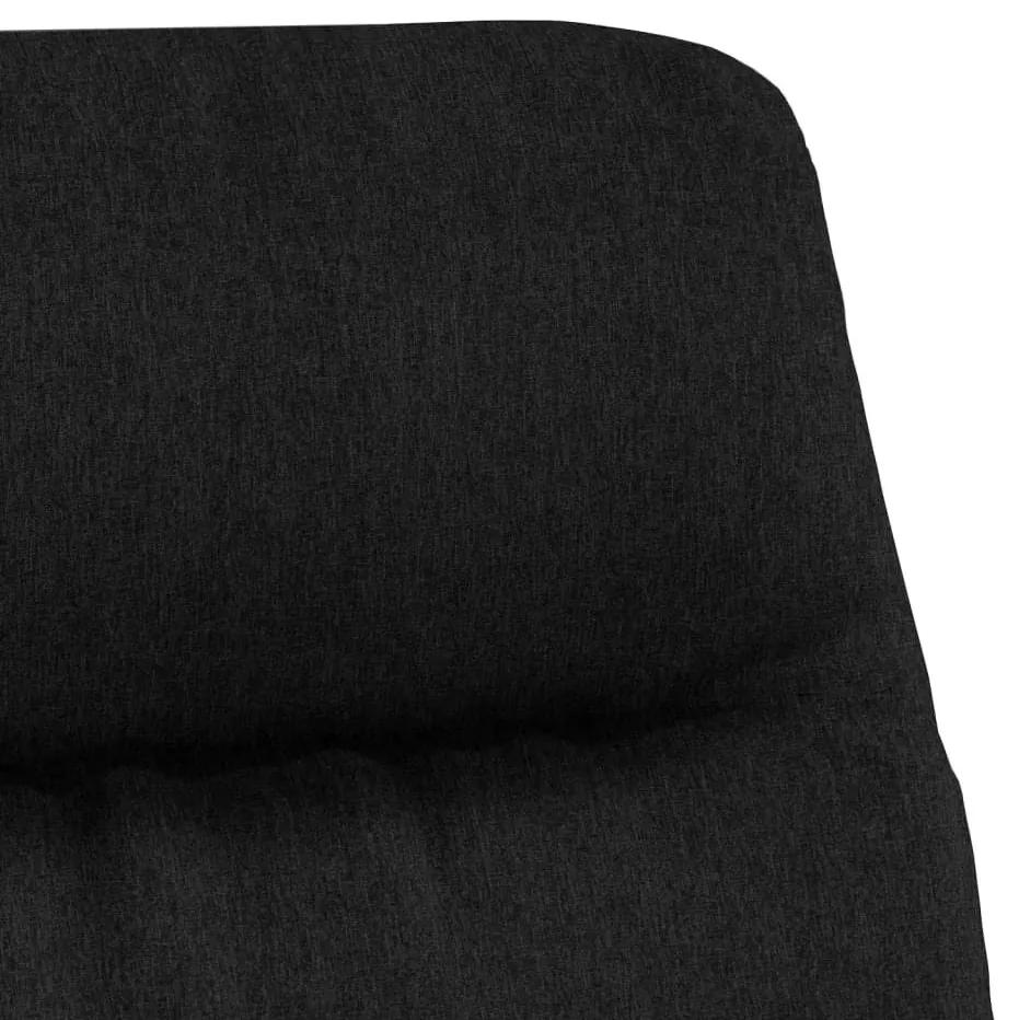 Πολυθρόνα Relax Μαύρη Υφασμάτινη - Μαύρο