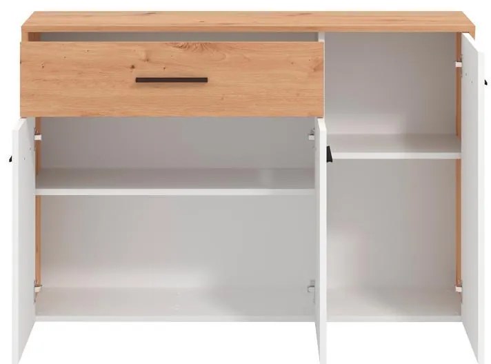 Κομότα Varadero 3K1F Artisan Oak - Λευκό 119x33x80,5 εκ. 119x33x80.5 εκ.